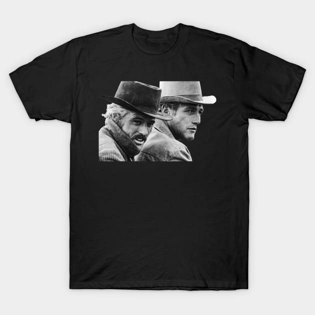 Butch Cassidy and the Sundance Kid Tribute T-Shirt by darklordpug